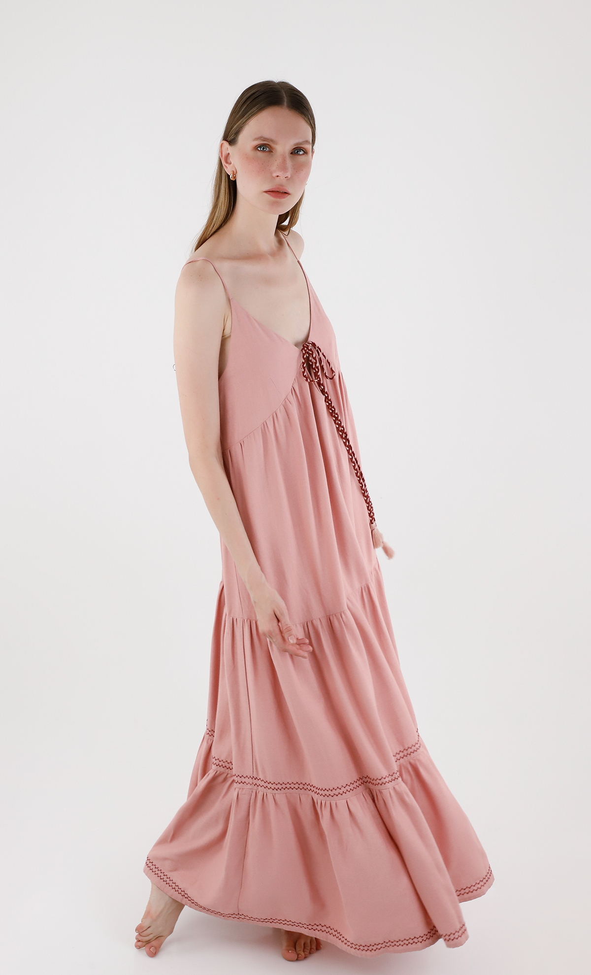 Azafrán Rose Maxi Dress
